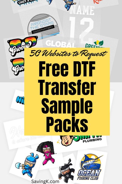 Request 50+ Free DTF Transfer Sample Packs By Mail 2024 - SavingK Fonts For Cricut, Cake Name, Free Catalogs, Christmas Clearance, Ocean Fishing, Sample Packs, Work Harder, Creative Living, Free Offer