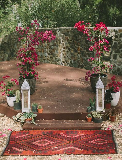 bougainvillea wedding arbour Bougainvillea Wedding, Wedding Pergola, Wedding Ceremony Ideas, Wedding Ceremony Arch, Wedding Arbour, Wedding Altars, Wedding Ceremony Backdrop, Ceremony Inspiration, Wedding Boho