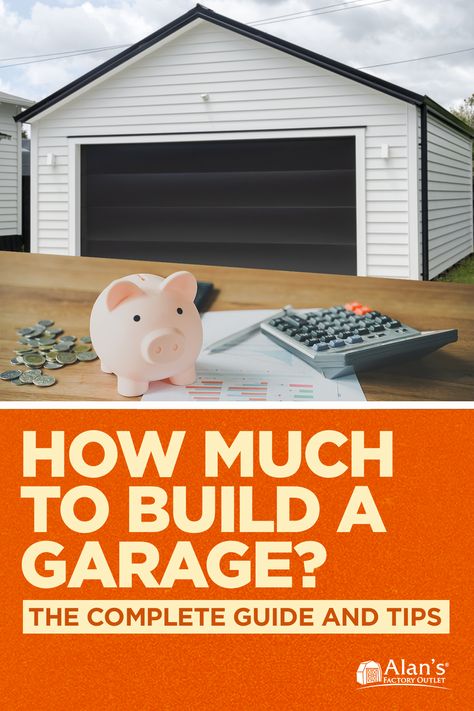 cost to build a garage Building A Detached Garage, Stucco Garage Detached, Diy Garage Build Plans, Detached Garage Colors, Building An Attached Garage, Garage Bump Out Addition Ideas, Building A Shop On A Budget, How To Build A Garage On A Budget, Garage Construction Ideas