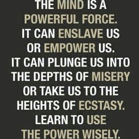 The mind is a powerful tool, don't waste it!! A Course In Miracles, Mind Power, A Quote, Positive Thoughts, The Words, The Mind, Great Quotes, Positive Thinking, Inspirational Words