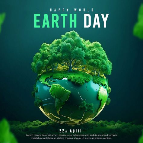 Earth Day Post, Earth Grunge, Qatar National Day, World Earth Day, Banner Templates, World Health Day, Poster Drawing, Happy Earth, Vector Template