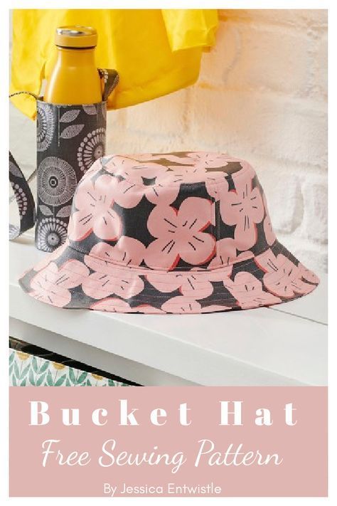 Easy Bucket Hat Pattern, Kids Bucket Hat Pattern Free Sewing, How To Make A Bucket Hat Patterns, Bucket Hat Pattern Free Sewing, Toddler Bucket Hat Pattern Free, Sunhat Pattern Free Sewing, Sun Hat Patterns To Sew Free, Diy Bucket Hat Free Pattern, Kids Bucket Hat Pattern