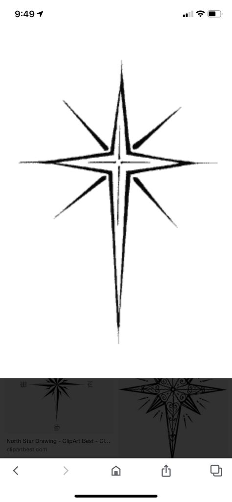 Christian Star Tattoo, Christmas Star Tattoo, Bethlehem Star Tattoo, Star Of Bethlehem Tattoo, Star Of David Meaning, North Star Tattoos, Moon Star Tattoo, Biblical Tattoos, Cold Moon