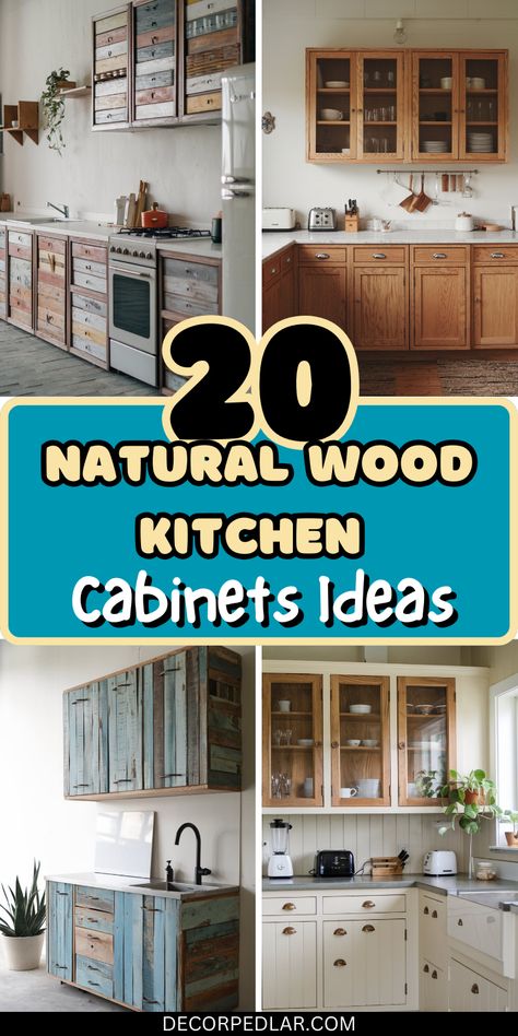 atural wood kitchen cabinets bring timeless warmth and organic beauty to your space! 🌳 From honey oak to rich walnut, these stunning designs embrace wood's natural grain patterns and textures. Perfect for modern farmhouse, contemporary, or rustic styles. Save these inspiring ideas for your dream kitchen renovation! 🏠✨ #KitchenDesign #WoodCabinets #KitchenReno #NaturalWood #KitchenInspiration #InteriorDesign #HomeDecor #KitchenGoals Modernize Wood Kitchen Cabinets, Kitchen Wall Color With Natural Wood Cabinet Ideas, Wooden Kitchen Cabinet Handles, Kitchen Backsplash Ideas With Wood Cabinets, Kitchen Remodel Natural Wood Cabinets, Wood Cabinets Kitchen Ideas, Two Tone Wood Kitchen Cabinets, Hardwood Cabinets Kitchen, Kitchen Cabinets Natural Wood