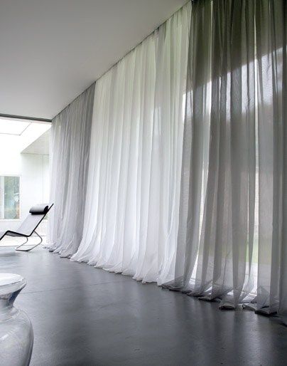 Cleaning tips, cleaning hacks, clean home, popular pin, clean house, reduce dust, how to reduce dust, easy ways to eliminate dust. Modern Window Treatments, Long Drapes, Voile Curtains, Modern Windows, Home Curtains, White Curtains, Floor To Ceiling Windows, Curtain Designs, Curtains Bedroom