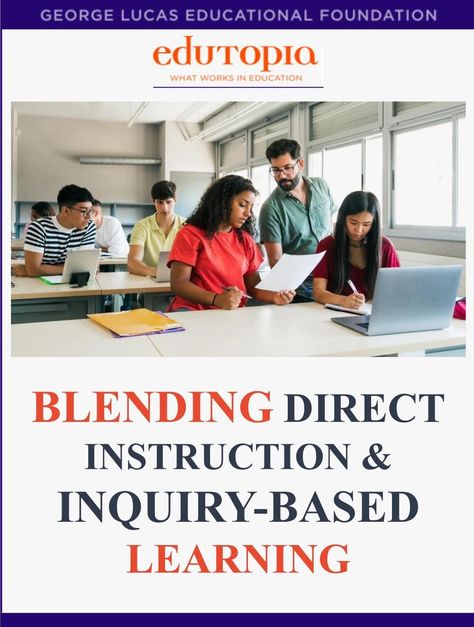 When teachers combine the best parts of these two strategies, they create a learning-centered model. Math Examples, Cult Of Pedagogy, Problem Based Learning, Direct Instruction, Inquiry Based Learning, Instructional Strategies, The Learning Experience, Teaching Practices, Effective Learning