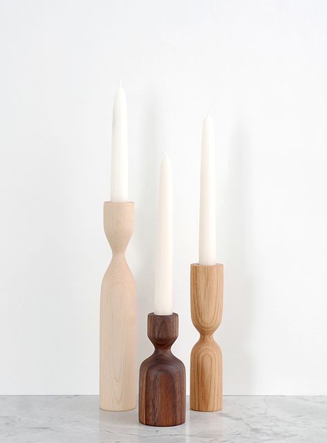 Interior | Fabrique 1840 | Canadian Creators | Simons Scandinavian Candles, Hand Dipped Candles, Unique Christmas Decorations, Wooden Candle Holders, Photo Candles, Wood Candle Holders, Wood Care, Wooden Tree, Tree Sculpture