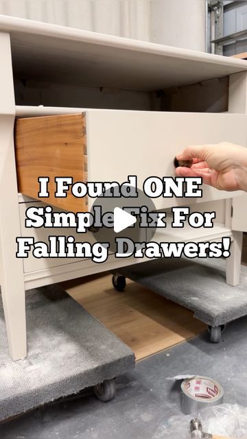 Julia • Flying Dutchman Furniture • Furniture Flip Tips & DIY on Instagram: "Comment “FIX” below and I’ll DM you the link to this inexpensive fix for falling drawers!

Fellow flippers, you know how it goes… you’re working on a vintage piece and those old drawers just don’t come with the modern perks. Instead, they slide right out as soon as you pull on them. Cue the frustration! 🤪

But before you start rethinking the whole flip, let me introduce you to the most underrated hack in the flipping game: plastic drawer stops. 

These little gems are cheap, easy to install, and they’ll keep your drawers in line (literally)!

All you need is a drill or screwdriver, and in seconds, you’ve got a drawer that stays right where it belongs. No more falling drawers, no more headaches. Boom! Instant flip Upcycle Drawers, Cheap Drawers, Dresser Flips, Drawers Repurposed, Chest Of Draws, Plastic Drawer, Furniture Flip, Old Drawers, Flying Dutchman