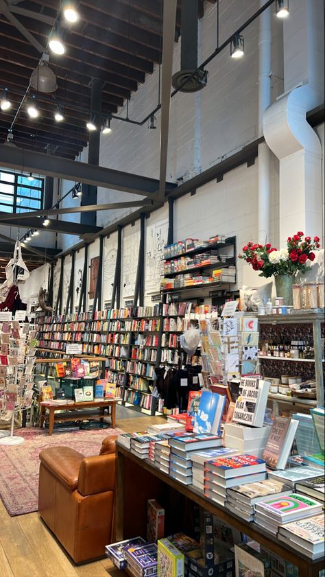 aesthetic book store, book culture, nyc bookstore, ig story inspo, roses, good reads Bookstore Job Aesthetic, Aesthetic Book Store, Nyc Bookstore, Bookstore Business, Book Store Aesthetic, Reading Vibes, Bookstore Ideas, Colorful Couch, Bookstore Design