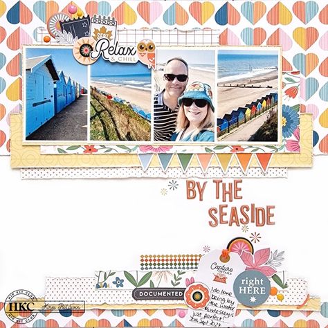 Put together a layout with the Main Kit only…. @kirei65 has used all the elements from the September 2024 Main Kit to create her multi-photo layout. We love how she’s used five different patterned papers to create dimension and texture behind her photos! To see how it came together pop on over to the Hip Kit Club YouTube channel… link in bio. #september2024hipkits #hkcexclusives #hipkitclub #hipkitclubkits #hipkit #hipkits #scrapbooking #scrapbook #scrapbookpage #scrapbookingpage #scrapbook... Multi Photo Layouts, Summer Scrapbook Layouts, Photo Layout, Hip Kit Club, Vacation Scrapbook, Summer Scrapbook, Multi Photo, 12x12 Scrapbook, Photo Layouts