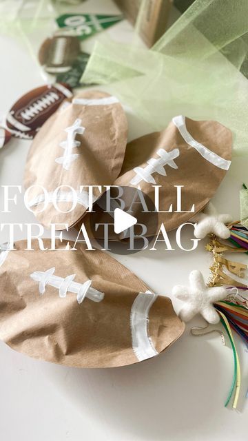 Halloween Treats For Football Team, Football Snacks For Kids After Game Bags, Football Playoff Goodie Bags, Football Team Snacks Ideas, Football Snacks For Kids After Game, Football Goody Bag Ideas For Players, Football Treats For Players, Football Snack Bags, Soccer Snack Bags