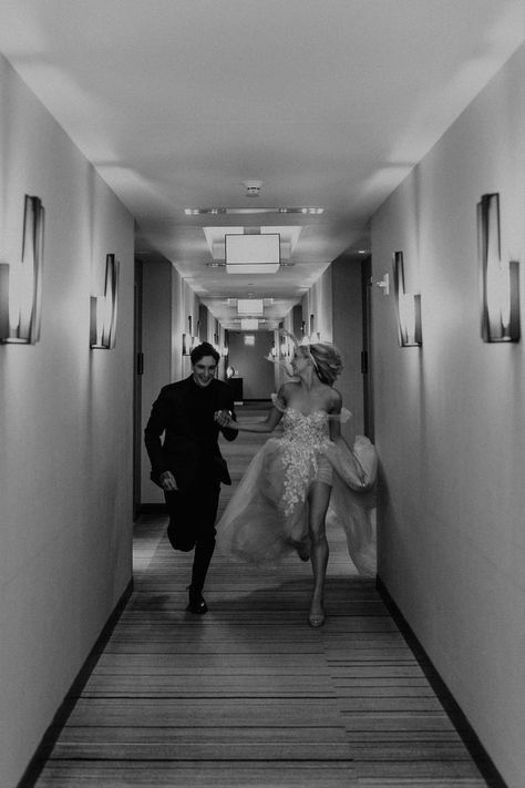 Hotel Hallway Wedding Photos, After Wedding Aesthetic, Engagement Photoshoot Ideas Summer, Post Wedding Photoshoot Hotel, Spicy Engagement Photos Hotel, Wedding Hotel Pictures, Hotel Wedding Shoot, Theatre Wedding Photos, Hotel Wedding Aesthetic