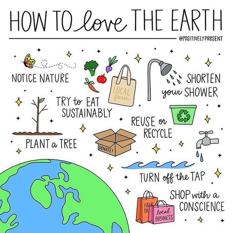 Pick one thing and stick to it — then try picking up your next good habit Environmentally Friendly Living, Save Our Earth, Love The Earth, Help The Environment, How To Love, Happy Earth, Eco Friendly Living, Green Life, Save Earth