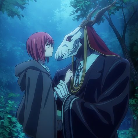 AnimeName Romaji title : Mahou Tsukai no Yome |  AnimeName English title : The Ancient Magus' Bride |   Character Name : Chise Hatori And Elias Ainsworth | Episode 1 | Anime Screenshots | Anime Wallpaper | Anime Icon | Ancient Magus Bride Season 2, Pfp Icon Aesthetic, Aesthetic Romance, Chise Hatori, Elias Ainsworth, Magus Bride, Ancient Magus Bride, The Ancient Magus Bride, Anime