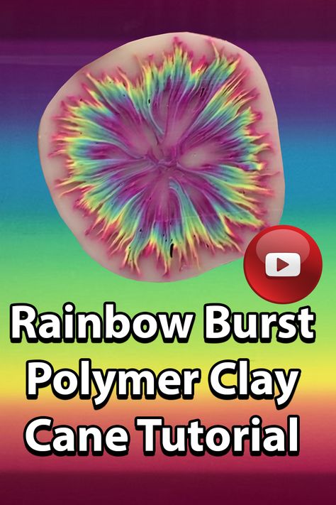 Tie Dye Polymer Clay Tutorial, Polymer Clay Canes Step By Step Easy, Polymer Clay Cane Tutorial Beginner, Polymer Clay Cane Tutorial Videos, Polymer Clay Canes Step By Step, Clay Canes Tutorial, Polymer Clay Canes Tutorials, Polymer Clay Tutorials Free, Polymer Tutorial