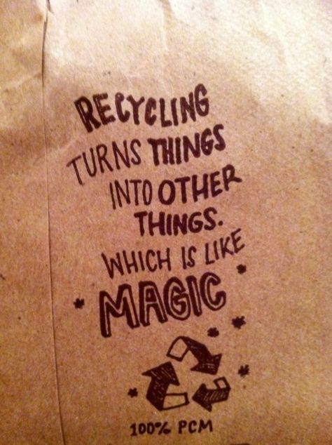 cool Recycling Quotes, Eco Quotes, Save Our Earth, Reduce Reuse Recycle, Reduce Reuse, Quote Cards, Reuse Recycle, Save Earth, Brown Paper