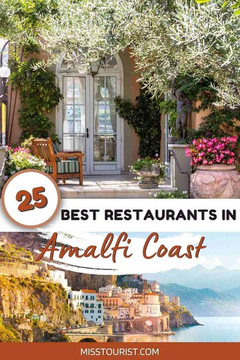 Amalfi Restaurants, Where To Eat In Amalfi, Best Restaurants In Italy, Amalfi Coast Food, Best Places To Eat In Amalfi, Almafi Coast Italy Restaurants, Amalfi Coast Restaurant, Shopping Amalfi Coast, Sorrento Restaurants