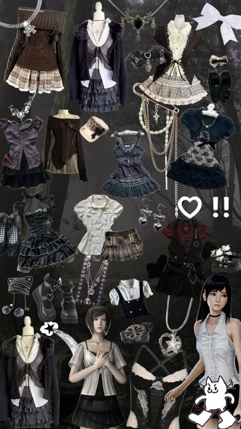 Dark coquette my beloved my fav aesthetic #darkcoquetteaesthetic #indiehorror #fashion Fav Aesthetic, Dark Coquette