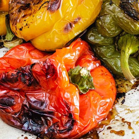 Roasting Green Peppers In Oven, Baked Peppers Oven, Roasted Green Peppers Oven, Oven Roasted Bell Peppers, Oven Roasted Peppers And Onions, Roasting Peppers In Oven, Roast Peppers In Oven, Roasted Bell Peppers Oven, Roasted Peppers Oven