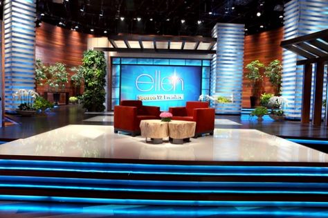 Tv Set Design, Tv Talk Show, Virtual Studio, Ellen Degeneres Show, Stage Set Design, Tv Set, Tv Sets, Video Studio, Set Designs