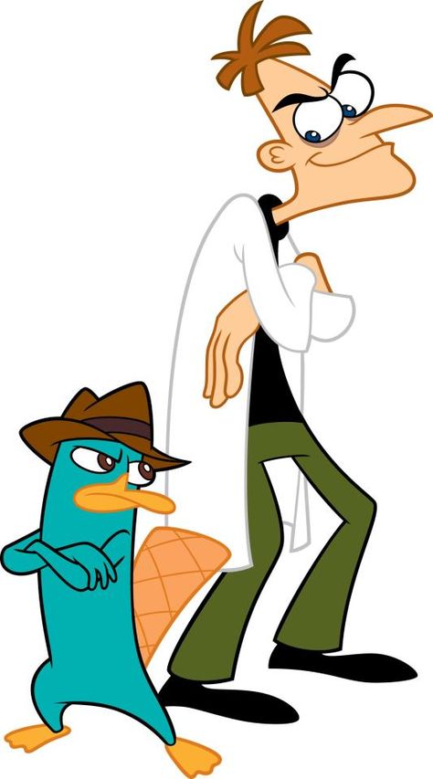 Perry The Platypus And Dr. Doofenshmirtz, Dr Doofenshmirtz And Perry, Perry And Doofenshmirtz, Felix Tattoo, Phineas And Ferb Costume, Heinz Doofenshmirtz, Dr Doofenshmirtz, Phineas And Ferb Perry, Best Cartoon Shows