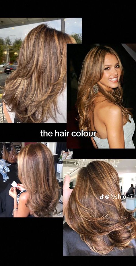 Hair Colour Ideas For Light Brown Hair, Brunette With Full Highlights, No Bleach Balayage Brown Hair, Best Hair Color For Grey Eyes, 90s Hair Color Highlights, Balayage Hair For Morena Skin, Balayage On Tan Skin, Hair Color With Blue Eyes, Hair Color Cool Skin Tone