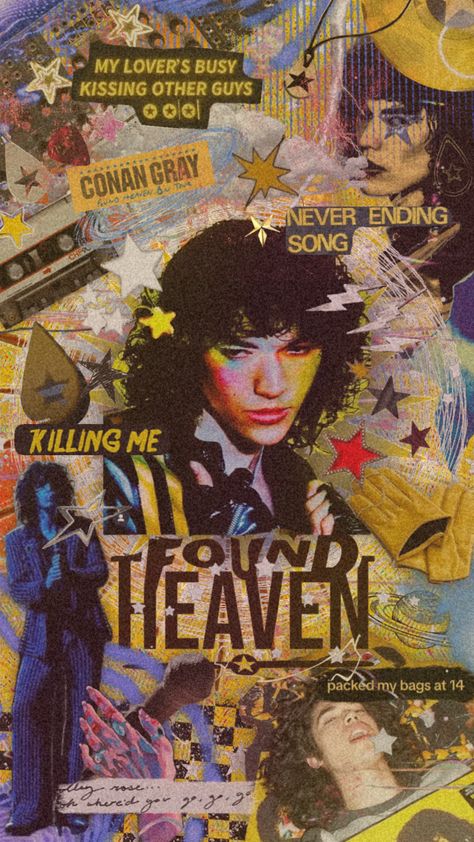 FOUND HEAVEN IS SO GOOD IM OBSESSED 😭 What are y’all’s fav songs?? #music #vibes #vintage #art #conangray #foundheaven #aesthetic #wallpaper #yellow Aesthetic Wallpaper Yellow, Conan Gray Wallpaper, Heaven Wallpaper, Conan Gray Aesthetic, Im Obsessed, Music Vibes, Gray Aesthetic, Music Wallpaper, Conan Gray