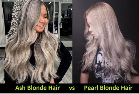 Pearl Blonde Vs. Ash Blonde: Which Should You Be? Pearl Blonde, Dark Ash Blonde, Ashy Blonde, Light Ash Blonde, Light Blonde Hair, Fair Skin Tone, Ash Blonde Hair, Cool Blonde, Blonde Hair Looks