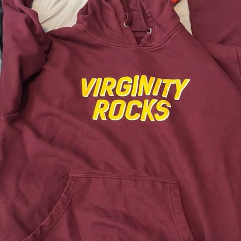 Virginity rocks hoodie by Danny Duncan famous YouTuber / cotton/ Kids Large Virginity Rocks Hoodie, Virginity Rocks, School Photoshoot, Danny Duncan, Famous Youtuber, Photoshoot Inspo, Middle School, Fashion Design, Closet