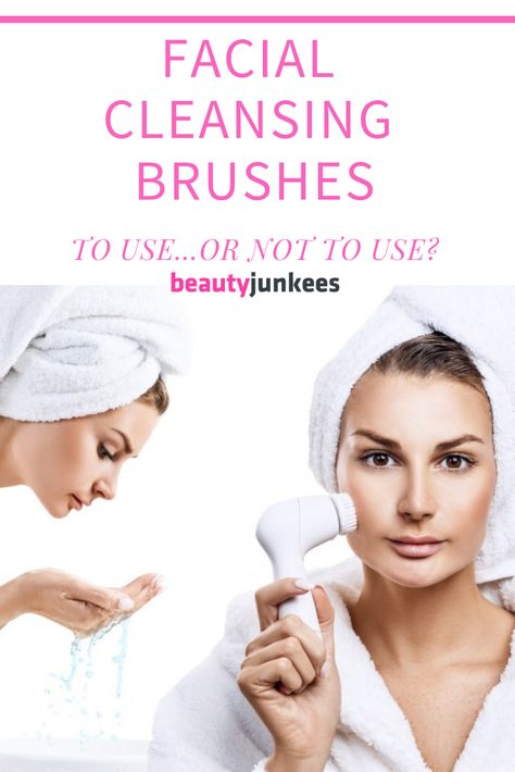 To use or not to use facial cleansing brushes? In this article, we are going to explore the facial cleansing brush. You will learn exactly what the device is and does, what skin types it is ideal for, and what the benefits of using the brush may be. #BeautyJunkees #FacialCleansingBrushes #HealthySkin #GlowingSkin Cleansing Brush How To Use, Foundation Application Tutorial, Foundation With A Brush, Foundation For Beginners, Electric Face Brush, Makeup Brushes And Sponges, Electric Face Cleansing Brush, Face Cleaning Routine, Best Facial Cleansing Brush