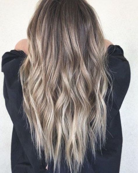 Hair Styles Ombre, Balayage Dark Roots, Long Hair Ombre, Balayage Dark, Medium To Long Hair, Balayage Hairstyles, Balayage Blond, Dark Roots Blonde Hair, Gorgeous Hair Color