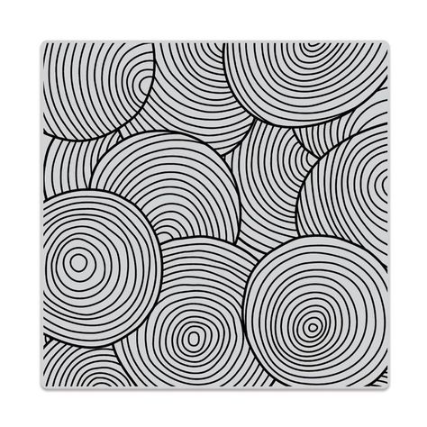 Prints Background, Circle Drawing, Concentric Circles, Printed Backgrounds, Doodle Art Designs, Zen Doodle, Zentangle Art, Zentangle Patterns, Hero Arts