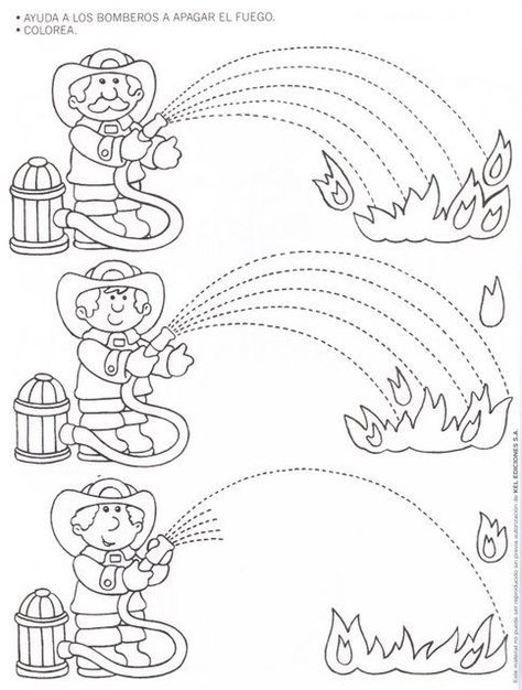 fire safety week worksheet for kids (1) Fire Safety Worksheets, Fire Safety Theme, Fire Safety Preschool, Fire Safety Week, Community Helpers Theme, Safety Week, Community Helpers Preschool, Preschool Tracing, Preschool Writing