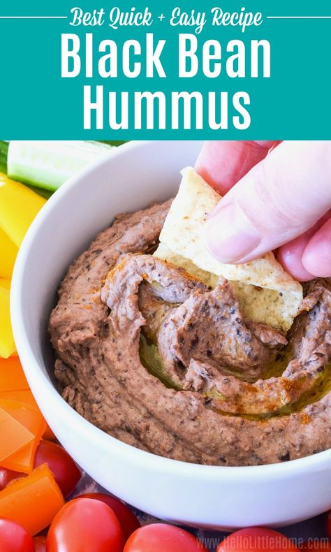 Gluten Free Bean Dip, Black Bean Hummus Recipe Without Tahini, Simple Hummus Recipe, Flavored Hummus, Black Bean Hummus Recipe, Spicy Hummus Recipe, Bean Hummus Recipe, Hummus Without Tahini, Classic Hummus Recipe