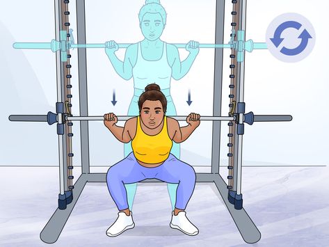 How to Do Smith Machine Squats: Best Form, Benefits, & Tips Back Squat Form, Smith Machine Squat, Back Squat, Squat Form, Relationship Quizzes, Squat Machine, Smith Machine, Technology Hacks, Front Squat