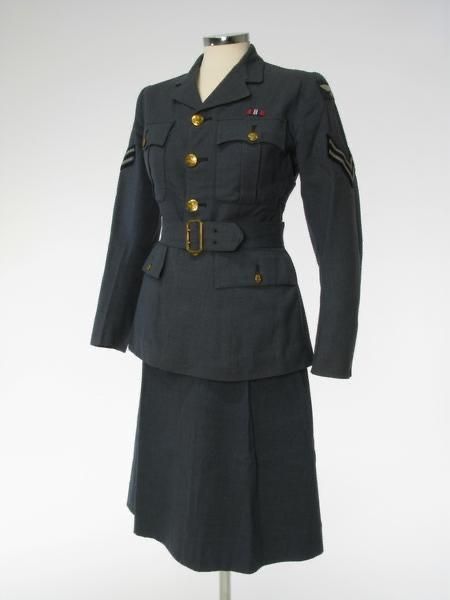 Vintage Military Uniforms, Air Force Uniforms, Wwii Women, 1940s Women, Wwii Uniforms, Manchester Art, City Gallery, Women's Uniforms, 1940s Fashion