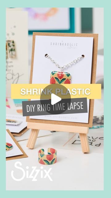 Sizzix on Instagram: "If you've never considered the sheer amount of possibilities available when creating with shrink plastic, you're missing out! Join Pete over on our latest YouTube video as he shares loads of inspiration for creating everything from jewelry to keychains, creative cards and more, using printable shrink plastic! Go to the link in our profile to watch!

#sizzix #shrinkplastic #shrinkplasticjewelry #craftersofinstagram #craftersgonnacraft #makersgonnamake #papercrafts" Shrink Plastic Printable, Diy Shrink Plastic Jewelry, Diy Shrink Plastic, Shrink Plastic Jewelry, Shrink Plastic, Diy Rings, Plastic Jewelry, Creative Cards, Youtube Video