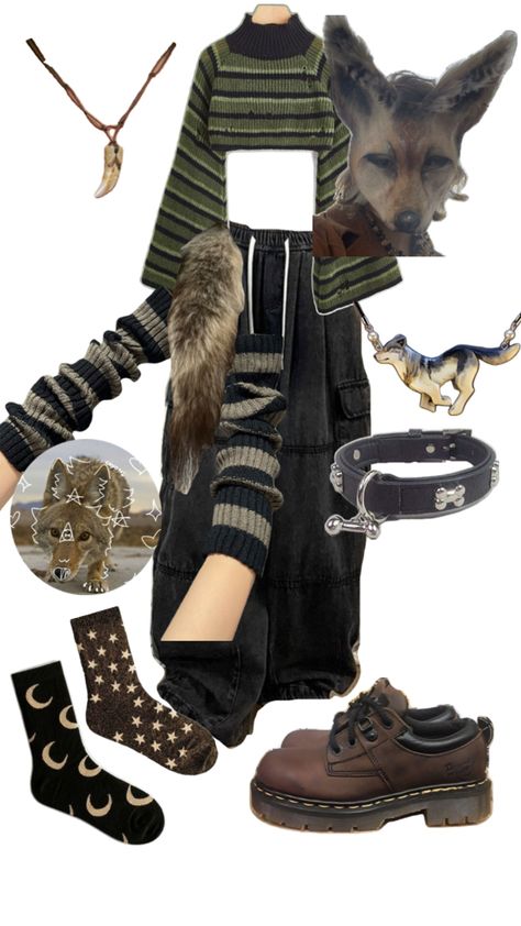 Therian Outfits, A Wolf, Not Mine, Socks, Necklaces