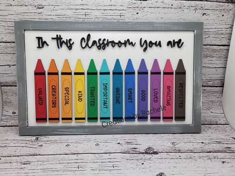 Crayon Decor, Crayon Decorations, Crayon Themed Classroom, Market Day Ideas, Dragons Love Tacos, Middle School Libraries, Arts Integration, Classroom Gifts, Diy Teacher Gifts