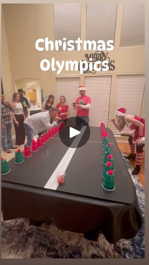 4.1K views · 66 reactions | Gear up for a holly jolly showdown at your next holiday gathering with Christmas Olympics. What games does your family play? What games should we add to Christmas Olympics! 🎅🎄 Get ready to sprint like Santa, throw like champions, and throw bows like elves. Join us in the ultimate festive challenge and let the games begin! 🌟❄️ | Never_Done_DIY | Super Simple Songs · We're Going to the Reindeer Games Christmas Olympics, Teen Christmas Party, Family Christmas Party Games, Christmas Eve Games, Christmas Games To Play, Fun Family Christmas Games, Diy Party Games, Xmas Games, Adult Christmas Party