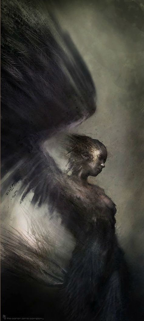 Wings. The Black Swan, Swans Art, Creature Concept Art, Angels And Demons, Creature Concept, Black Swan, Fallen Angel, Dark Fantasy Art, Dark Art