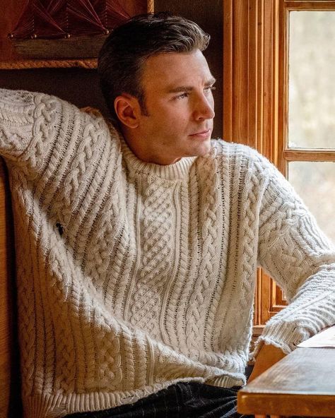 Twitter Thread: Guy Accidentally Orders The IKEA Of Sweaters - FAIL Blog - Funny Fails Cable Knit Sweater, Chris Evans, Cable Knit, Knit Sweater, Cable, Wall, White