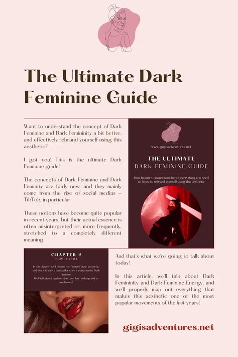 The Ultimate Dark Feminine Guide | Dark Femininity Dark Feminine Style, The Dark Feminine, Feminine Dark, Psychic Development Learning, Dark Feminine Energy, Psychic Development, Personal Improvement, Dark Feminine, Healing Journey