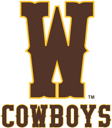 Wyoming Cowboys Logo, College Shirt Ideas, Wyoming Cowboys, Cowboys Logo, Secondary Logo, Anniversary Logo, College Shirts, Virtual Museum, Annual Meeting