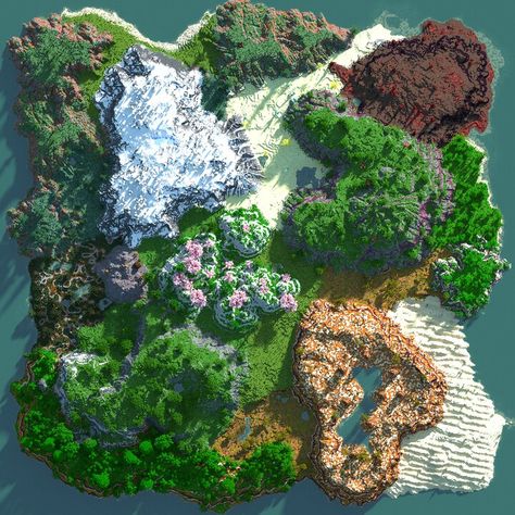 Color Level - 1000x1000 [worldpainter] Minecraft Map Flat World Minecraft Builds, Minecraft Biomes O Plenty House, Minecraft Biome Ideas, Minecraft Plains Biome, Minecraft Flat World Ideas, Minecraft Map Room, Minecraft Map Art, Whole World Map, Minecraft World Seeds