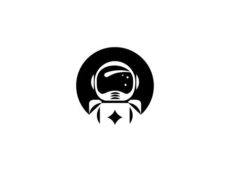 Spaceman by Stevan Rodic on Dribbble Astronaut Icon, Astronaut App Icon, Astronaut Logo, Space Logo, Space Themed Logo Design, Astronaut Graphic Design, Astronaut Logo Graphic Design, Latest Graphic Design Trends, Rockets Logo