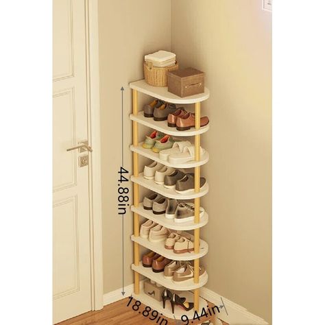 Small Shoe Cabinet, Inspire Me Home Decor, Shoe Shelf, Bench With Shoe Storage, Shoe Storage Cabinet, Storage Hacks, Shoe Organizer, Shoe Cabinet, My New Room