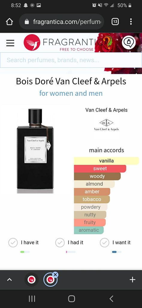 Bois Doré Van Cleef, Van Cleef Perfume, Men's Vans, Van Cleef, Van Cleef Arpels, Aromatherapy, Fragrance