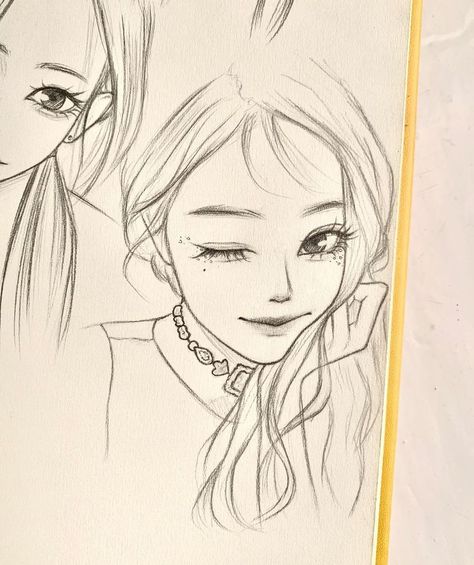 Wonyoung Sketch Pencil, Wonyoung Drawing Pencil, Wonyoung Sketch, Wonyoung Drawing, Mini Sketches, Beautiful Easy Drawings, Inspo People, Art Core, Zero Wallpaper