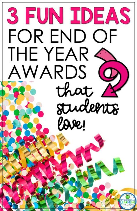 Recognize your students and their achievements for the school year with end of the year students awards. This article will give you a variety of student awards and certificates ideas that your students will love. Find suggestions for a classroom award ceremony or end of the year party for your students and their families. Perfect for students of all ages. Let your students know that you recognize more than academic achievements. #Elementary #EndoftheYear #StudentAwards #UpperElementary Middle School Awards Ideas, Awards Ceremony Ideas, End Of Elementary School Party Ideas, End Of Year Certificates Student Awards, End Of Year Awards Ceremony Decorations, Art Awards For Students, End Of Year Class Party Ideas Elementary, Classroom Awards Ideas, End Of Year Awards For Students